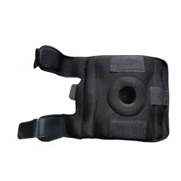 Kudize 2 Pcs Fabric Open Patella Hinged Black Knee Brace Set for Men &a; Women, Size: XXXL-image-35