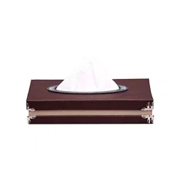 Kozdiko 100 Pulls PU Leather Brown Car Tissue Paper Box with 200 Sheets for Honda New Jazz, KOZD_16777-picture-38