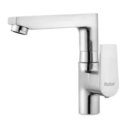 Ruhe Elixir Brass Chrome Finish Swan Neck Faucet with 7 inch Round Swivel Spout, 11-0113-picture-6