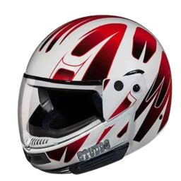 Studds N2 Expanded Polystyrene White Flip Up-Full Face Helmet, Size: Medium-picture-11