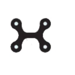Surgiwear 16mm X Shaped Plate, CF8-16-image-21