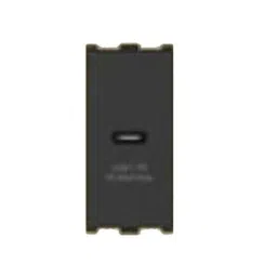 Anchor Penta Modular 18W 1 Module Graphite Black USB-C Power Delivery Charger Socket, 65612B (Pack of 20)-picture-20