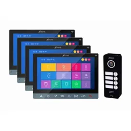 Ozone VB-AHD-2M4C-01 7 inch Grey LCD Video Door Phone Doorbell for 4 Apartment-picture-33