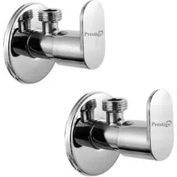 Prestige OPAL Steel Chrome Finish Silver Angle Cock (Pack of 2)-44