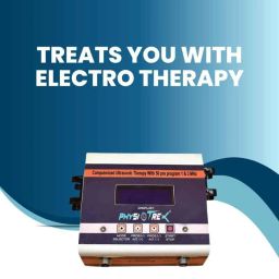 Physiotrex 1 &a; 3 MHz LCD Computerized Ultrasonic Physiotherapy Machine with 27 Program image 3