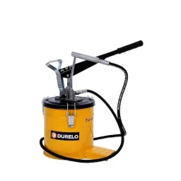 Durelo 6kg Grease Gun Pump with Handle, High Pressure 2.2m Hose &a; 4 Jaw Coupler, GBP-6-image-99