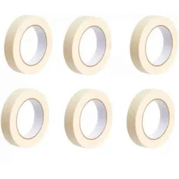 Senkiddpro 24mmx20m Paper Beige Multi Use Masking Tape (Pack of 6)-30