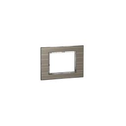 Legrand Arteor 4 Module Graphic Casual Square Cover Plate With Frame, 5763 51-picture-26