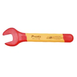 Proskit HW-V115B VDE 1000V Insulated Single Open End Wrench 15 mm-2
