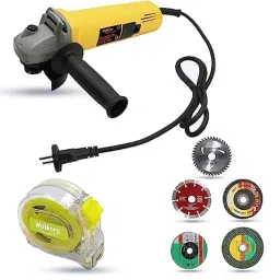 Walkers 800W 4 inch Angle Grinder with 5 Pcs Wheel &a; Measuring Tape, WKCB470-image-75