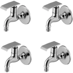 IRIS Qubix Brass Chrome Finish Washing Machine Bib Cock (Pack of 4)-47