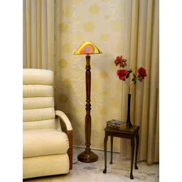 Tucasa Vintage Wooden Lamp with Multi Shade, LG-937-image-39