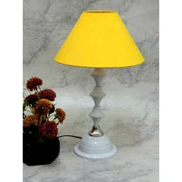 Tucasa Classic White Lamp with Yellow Shade, LG-722-image-85
