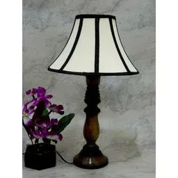 Tucasa Classic Wooden Table Lamp with Tripe Shade, LG-772-image-12