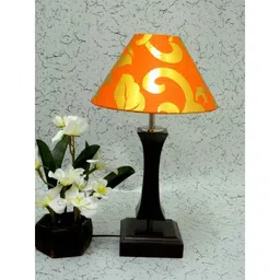 Tucasa Flamingo Wooden Table Lamp with Orange Gold Shade, LG-996-image-114