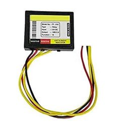Meenu Arts Universal Bike Hazard Flasher Relay with Switch for All LED/Bulb Indicators R-27-22