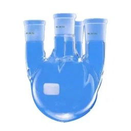 Rasayan 1000ml Round Bottom Flask with Four Neck, Side Neck &a; Set at Parallel Angle,19505-18