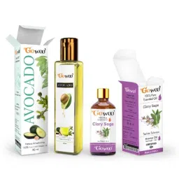 GoWoo 2 Pcs 10ml Natural Clary Sage Aroma Oil &a; 100ml Avocado Carrier Oil Set, GWOC409-P15+P167-picture-37