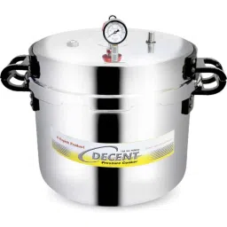 Decent Jumbo 80L Aluminium Silver Outer Lid Pressure Cooker, DECP00080L-picture-29