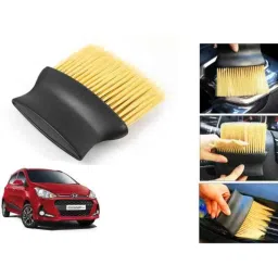 Auto Pearl Nylon Beige Car Dashboard Dust Cleaner Brush for I10 Grand 2017-picture-12