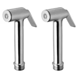 Drizzle Solo 2 Pcs Brass Chrome Finish Silver Health Faucet Head Set, AHFSOLO2-picture-44