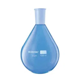 Borosil 100ml Pear Shaped Rotary Evaporators Flask with I/C Joint, 4320016-17