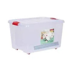 Aristo 455x340x260mm 25L HDPE Transparent Container with Wheel, Designer 111-picture-18