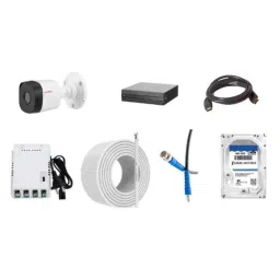 CP Plus 5MP IR Indoor &a; Outdoor CCTV Combo Kit with 4Ch DVR, 3 Bullet Camera, 4Ch SMPS, 70m Copper Cable, 1TB HDD &a; Connectors-18
