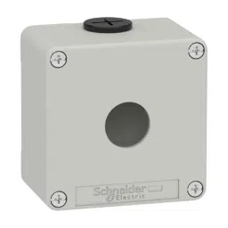 Schneider Electric Harmony XAP XAPD1201 SL 22mm M20 Die Cast Zinc Alloy Grey Empty Control Station, 80x80x51.5 mm-42