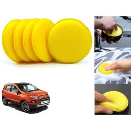 Auto Pearl Polyurethane Beige Washing &a; Waxing Polish Foam Sponge for Ecosport 2017 (Pack of 5)-picture-48