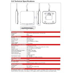 BSD Infotech ACR39U-U1 9.6kbps to 600kbps 5V Black USB Smart Card Reader, BSD-002 image 2