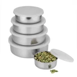 Classic Essentials 56456 5 Pcs Stainless Steel Fridge Container Set with Lid-picture-16