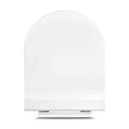 Elegant Casa A-11 47x36 cm Polypropylene White Soft Closing Round Toilet Seat Cover-image-94