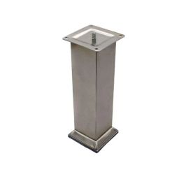 RAB 8 inch Stainless Steel Silver Matt Finish Square Sofa Leg, SQR 50 (Pack of 2)-image-28