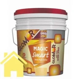 Magic Paints Smart Glomor 20 Litre Egg Custard Glossy Finish Interior Acrylic Emulsion Paint-image-83