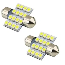 AOW 2X16 SMD LED Interior Car Roof Light/Dome Light for -Tata Venture(White) Pack of 2-image-61