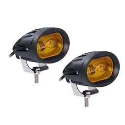 AllExtreme EX2OPY2 2 Pcs 2 LED 20W Yellow Oval Projector LED Spot Fog Light Set-image-35