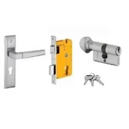 Dorset HL Series Cosmo 70mm Stainless Steel Patina Finish Door Handle Lock Set with Knob &a; Key (Pack of 3)-picture-28