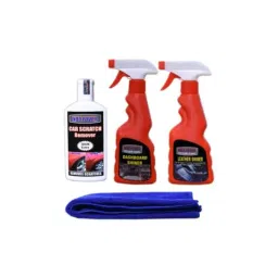 Indopower Ff744 250ml Leather Shiner Spray, 250ml Dashboard Shiner Spray, Blue Microfiber Cloth &a;100g Scratch Remover Kit, AHh746-image-60