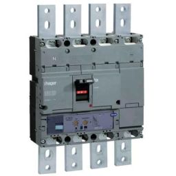 Hager 800A 4 Pole h3 Microprocessor Release MCCB, HNE801H, Breaking Capacity: 50 kA-5