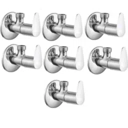 Senkiddpro Fusion Stainless Steel Chrome Finish Wall Mounted Angle Cock (Pack of 7)-26