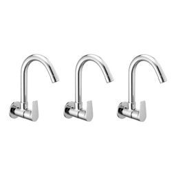 Fastgear Elixir Brass Chrome Finish Silver Sink Tap, FG1003 (Pack of 3)-34