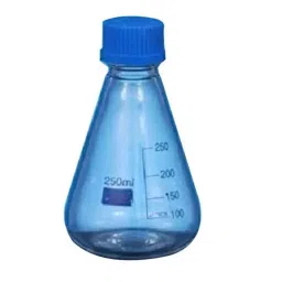 Rasayan 250ml Wide Mouth Conical Flask with Screw Cap, 20103-1