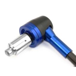AllExtreme EXBHPCG Blue 22mm Handlebar Brake Clutch Levers Hand Protector Guard-46