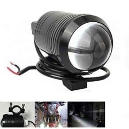 AOW U1 LED Motorycle Fog Light Bike Projector Auxillary Spot Beam Light (Black, 1 Pc) for Bajaj Discover 100 DTS-i-48