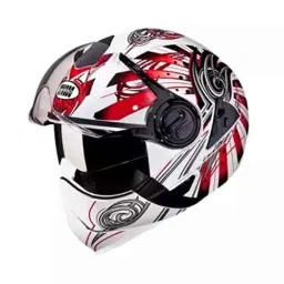 Studds N2 Expanded Polystyrene White Flip Off-Full Face Helmet, Size: 570 mm-picture-43