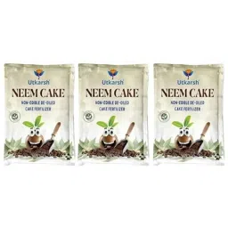 Utkarsh 900g Neem Cake Non-Edible DE Oiled Cake Fertilizer (Pack of 3)-image-29