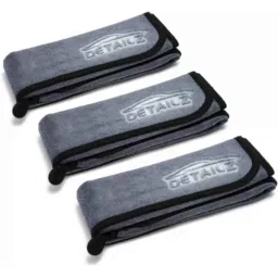 Detailz 40x60cm 600GSM Microfiber Grey Cleaning Cloth for Bike, Laptop &a; Car (Pack of 3)-image-33