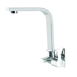 10X ST-91909 Brass Wall Mount Square Shaped Kitchen Sink Tap-46