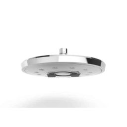 Aquieen 10 inch Plastic Chrome Silver Round 3 Function Mist &a; Rain Overhead Shower-picture-19